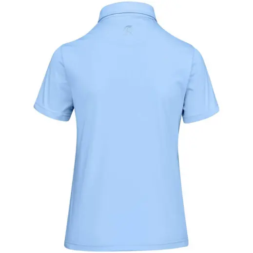 Ladies Masters Golf Shirt Light Blue Back